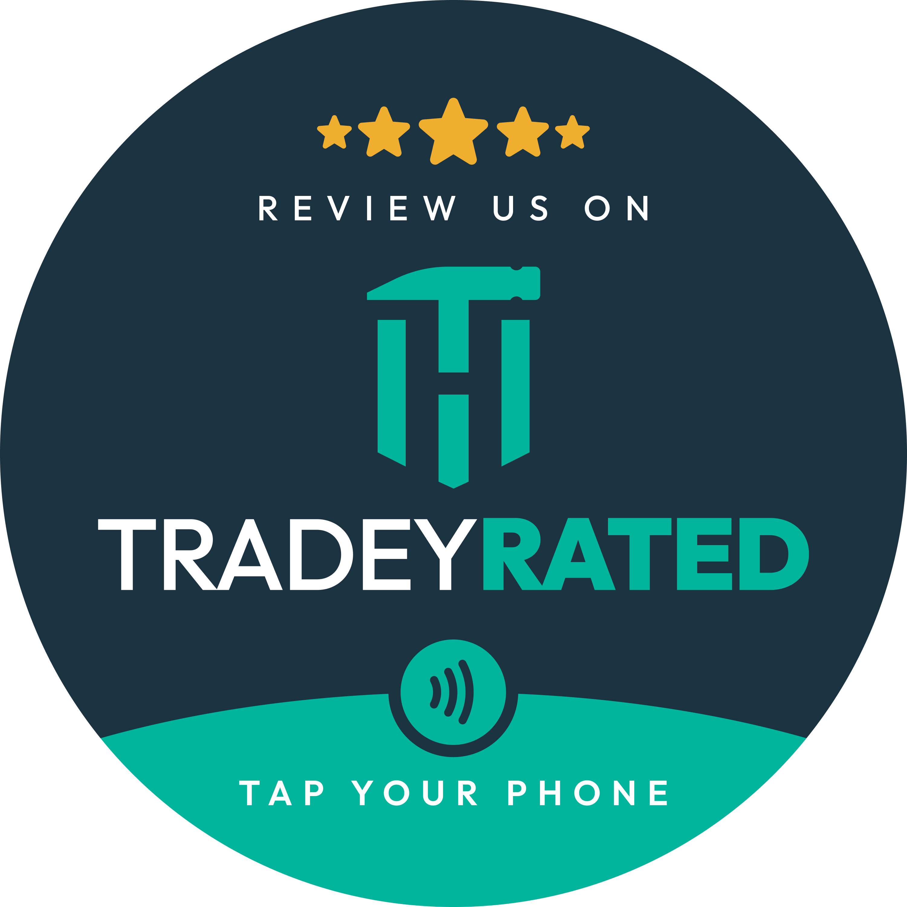 TradeyRated NFC keyring tag